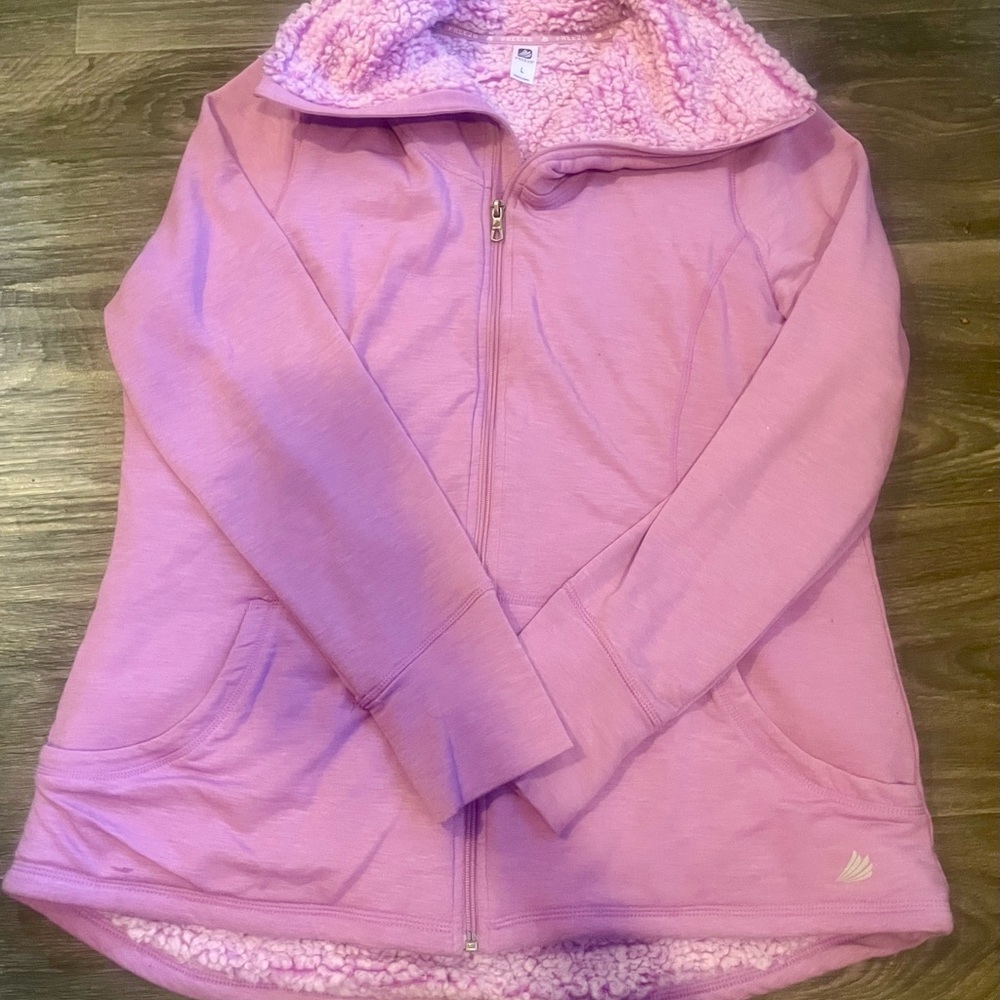 Pink Zip-Up Fleece Jacket